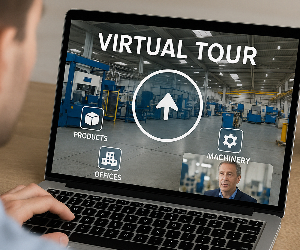 Uno strumento fondamentale per semplificare il lavoro dei commerciali, creare un rapporto diretto con i clienti, aumentare le vendite: scopri il Virtual Tour Aziendale.