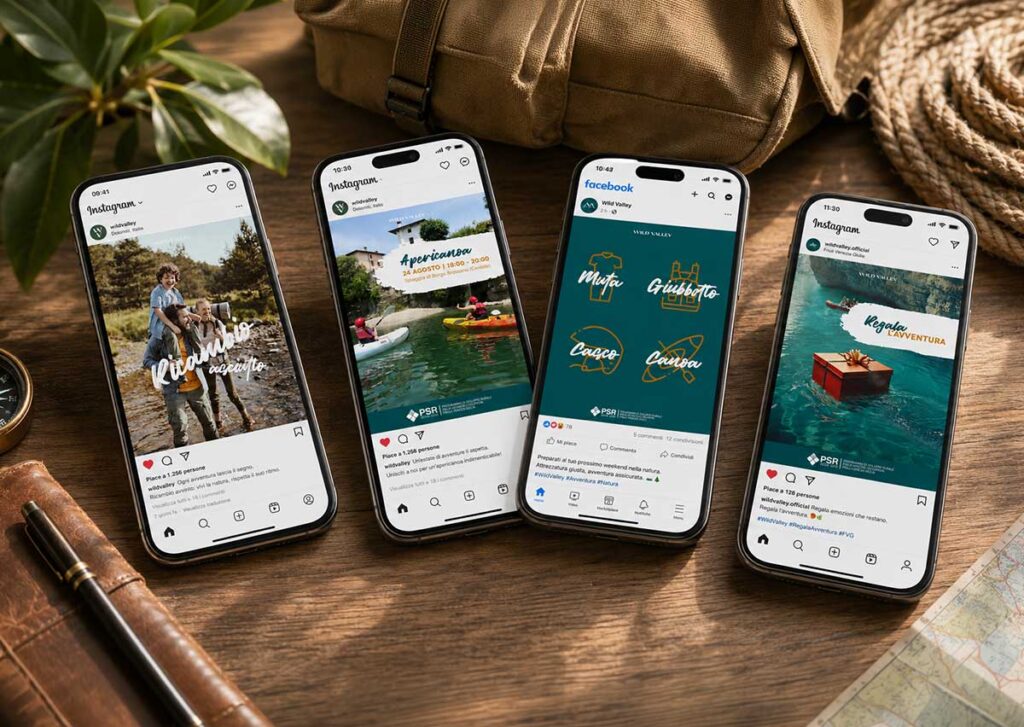 Campagna di comunicazione Wild Valley Cividale del Friuli: social media e ADS per promuovere eventi, esperienze outdoor e servizi.