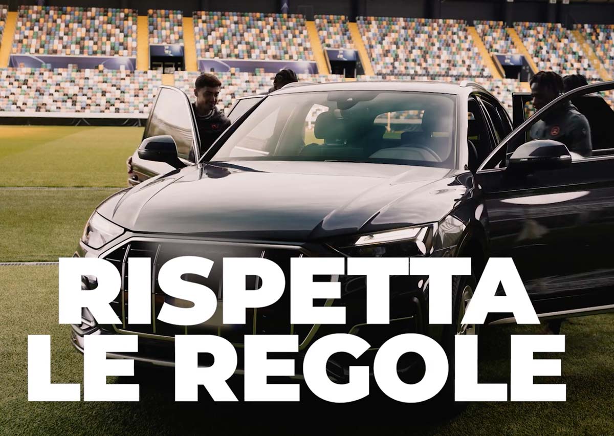 Campagna sicurezza stradale con Udinese Calcio realizzata per ACU Automobile Club Udine