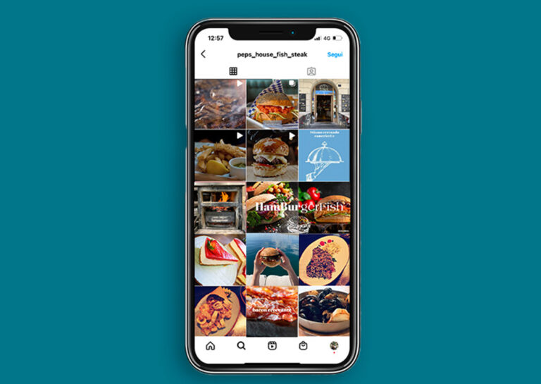 Gestione social media per L’Osteria Pep’s Trieste con contenuti dedicati a piatti, atmosfera ed eventi